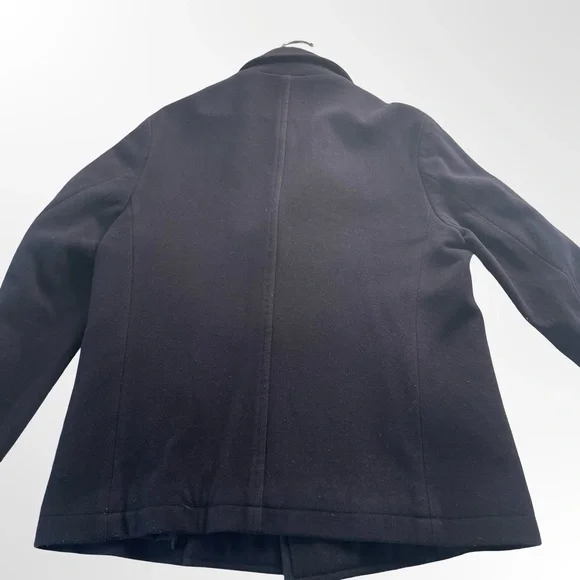 Gap Men's Black / Very dark Navy Peacoat in Size L - Picture 2 of 7